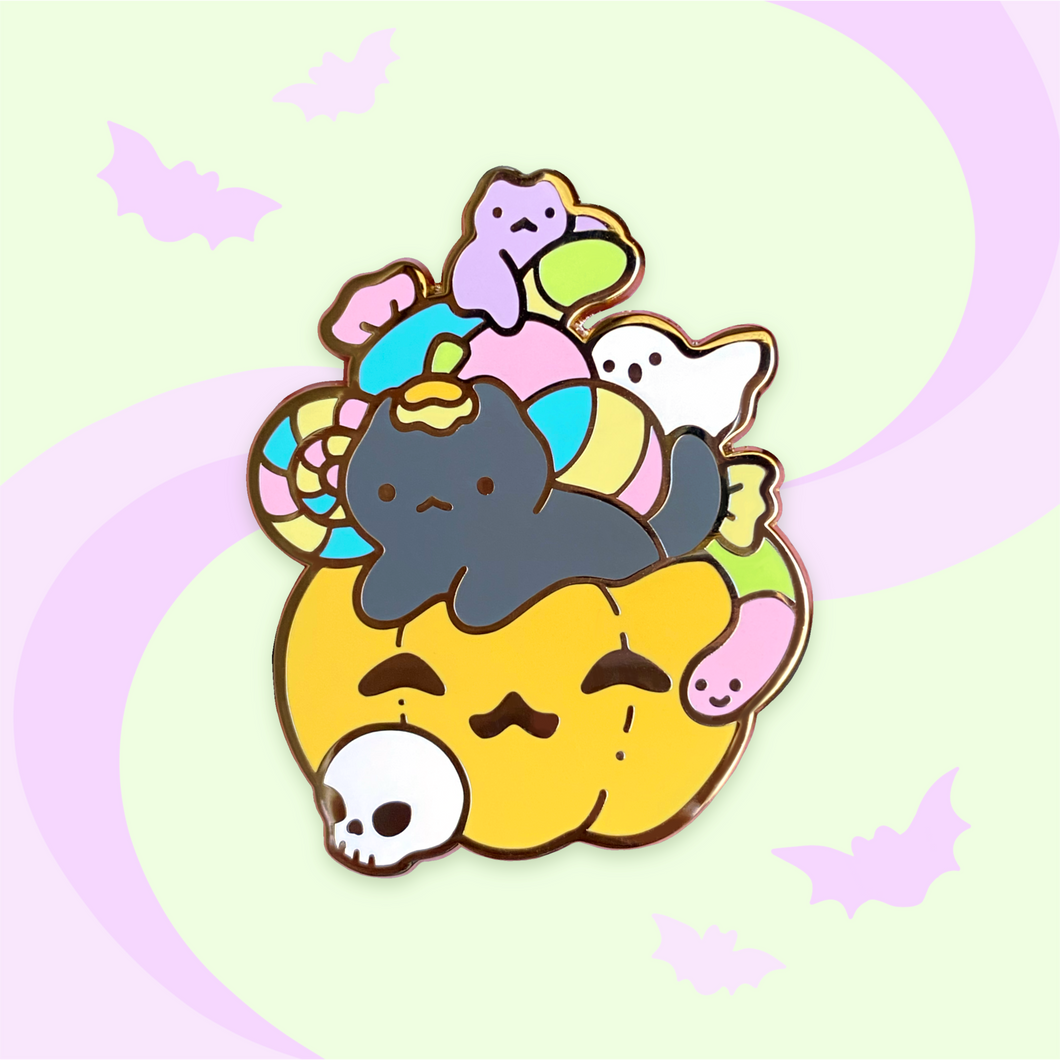 Pumpkitten Pin