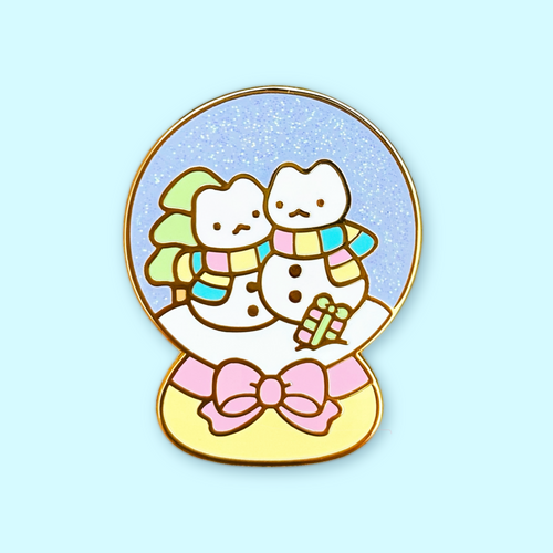 Snow Kittens Pin